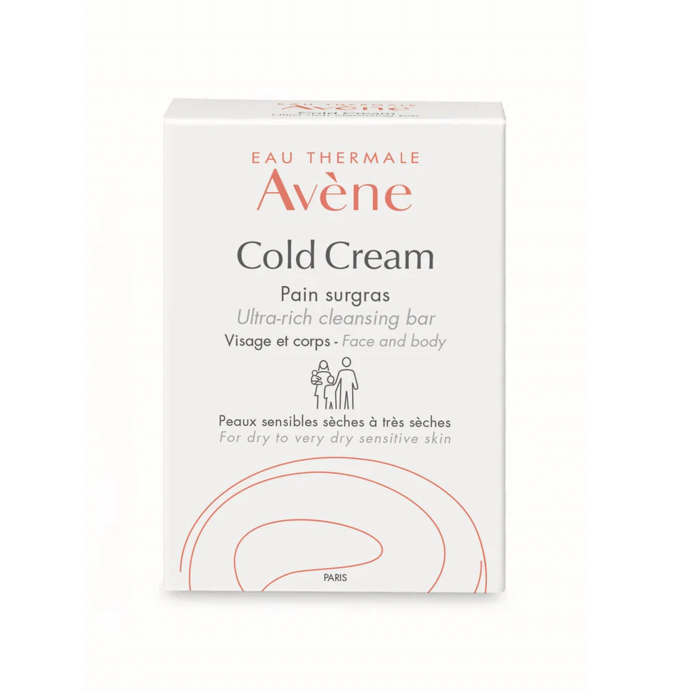 Avène Eau Thermale Cold Cream Ultra-Rich Cleansing Bar 100ML