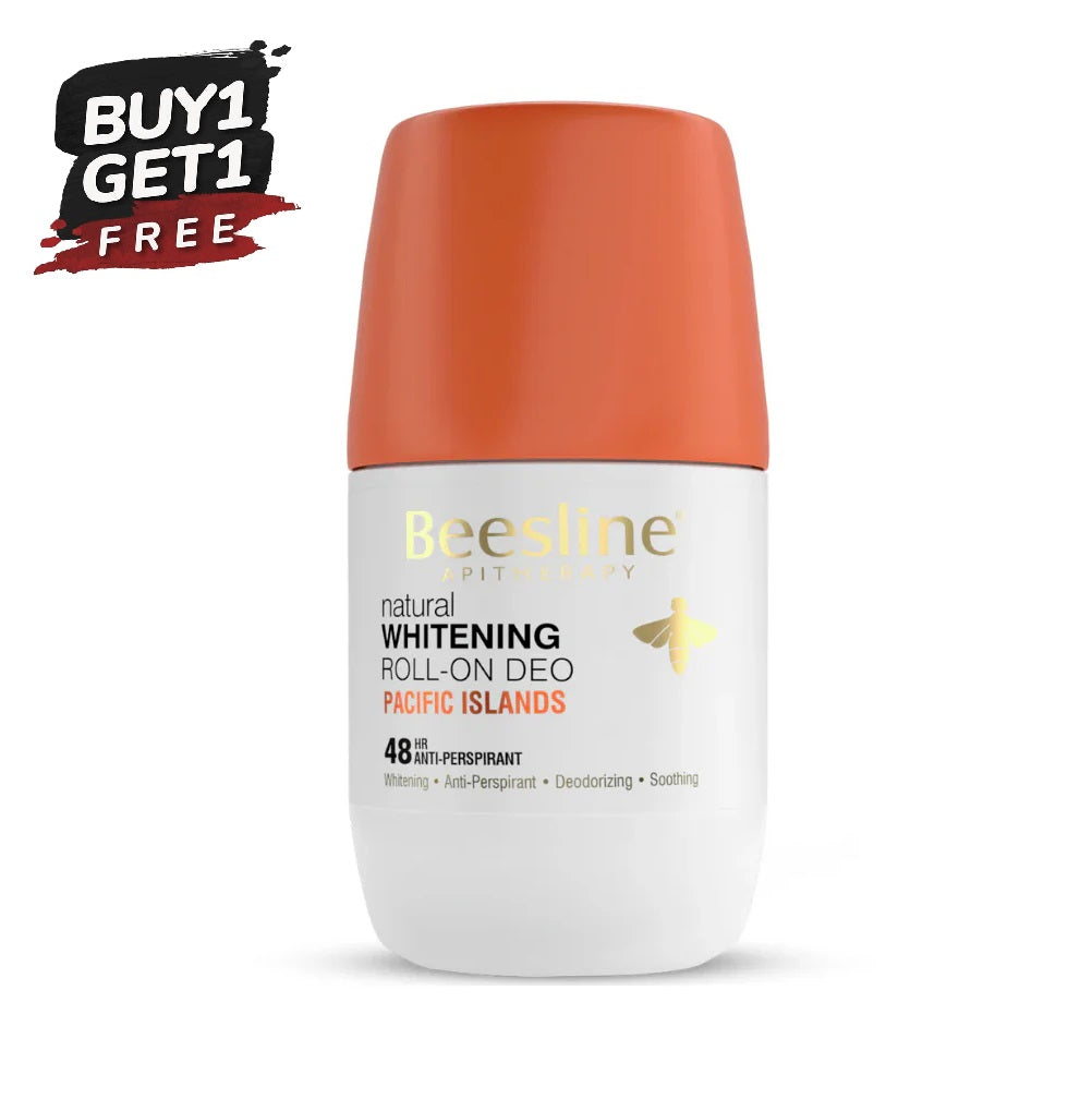 BEESLINE NATURAL WHITENING ROLL-ON DEO – Pacific Islands - 50ml