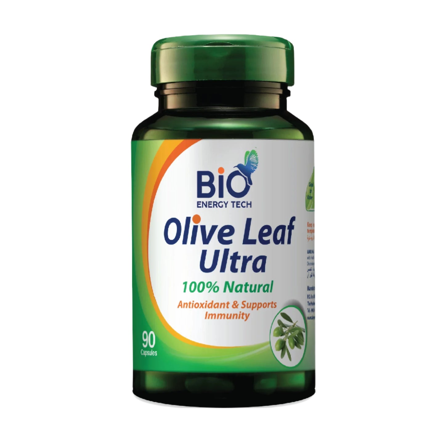 BIO ENERGY TECH Olive Leaf Ultra - 90 Capsules