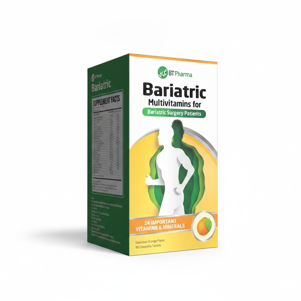 BT Pharma Bariatric Multivitamins 90 Chewable Tablets