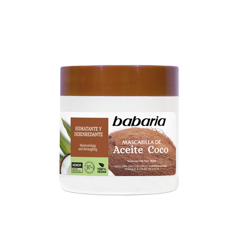 Babaria Coconut Oil Hair Mask (Mascarilla de Aceite de Coco) 400ml