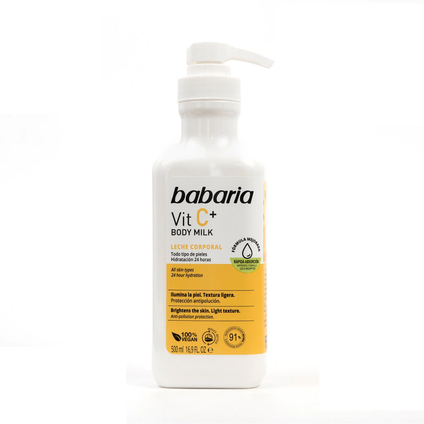Babaria Vit C+ Body Milk 500ml