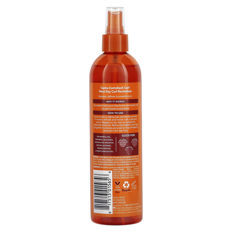 CANTU Comeback Curl Next Day Curl Revitalizer 355ml
