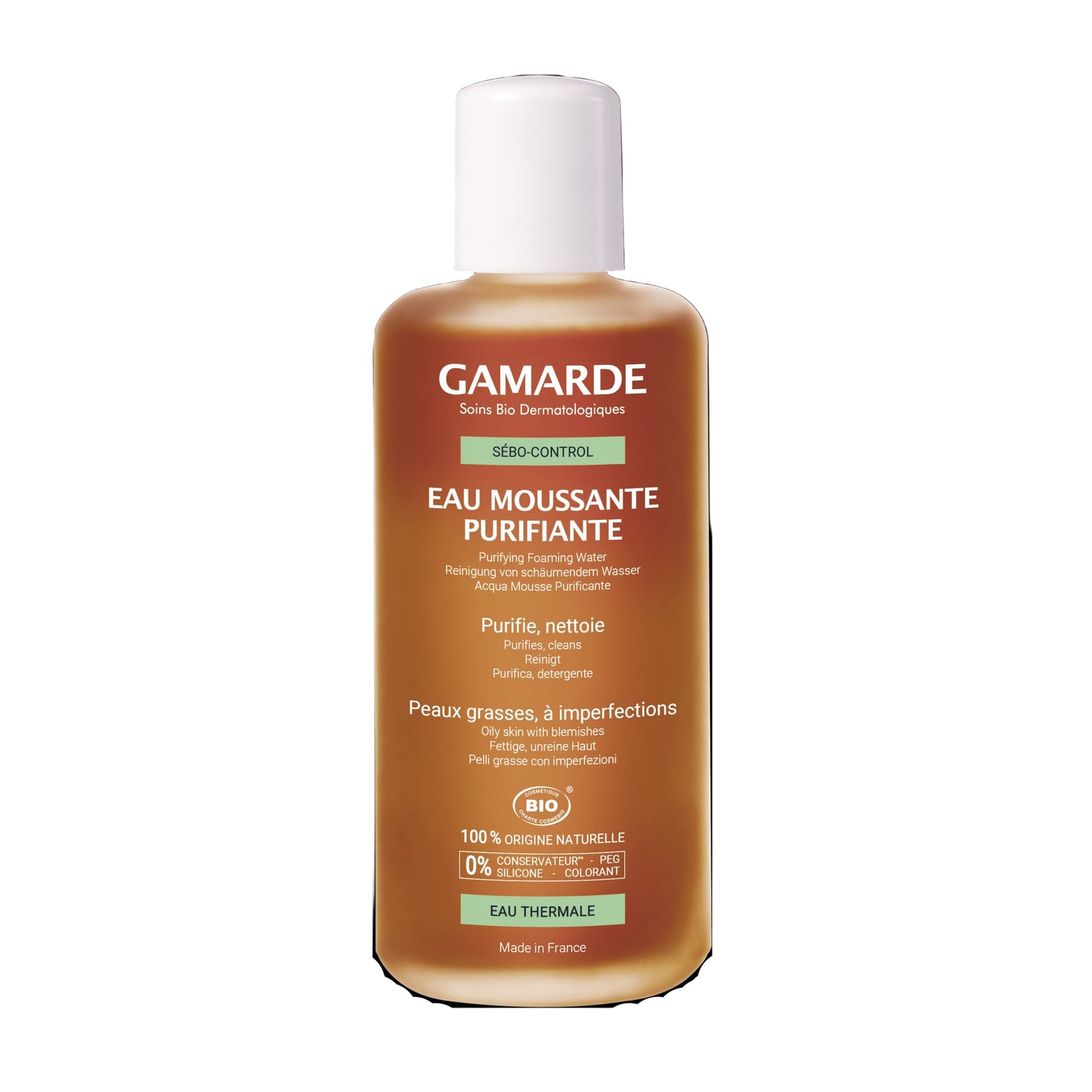 Gamarde Organic Sebo-Control Purifying Foaming Water 200ml