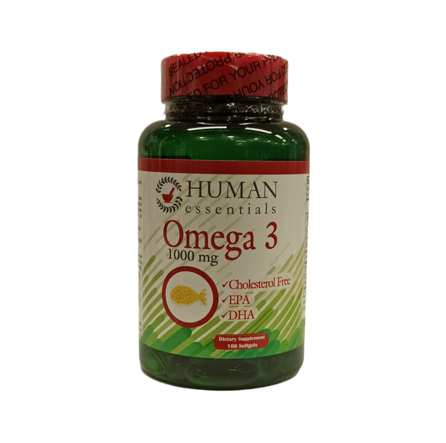 HUMAN ESSENTIALS Omega 3 1000mg - 100 Softgels
