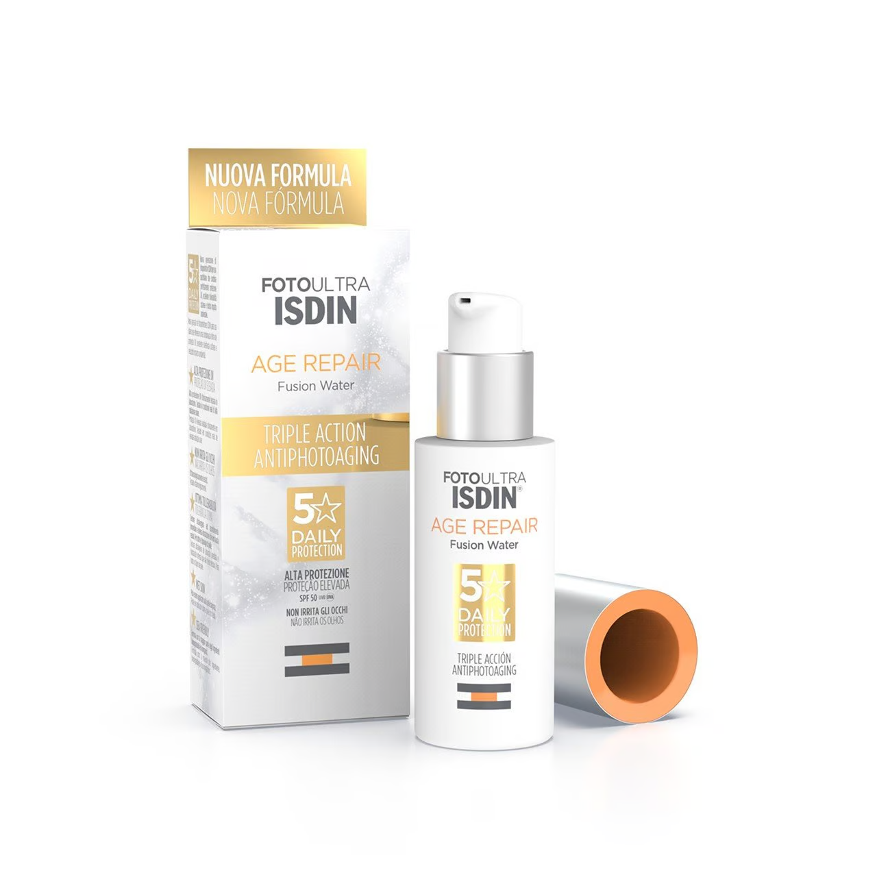 ISDIN FOTOULTRA AGE REPAIR SPF 50 – حماية متقدمة من الشمس وعناية مضادة للشيخوخة 50 مل