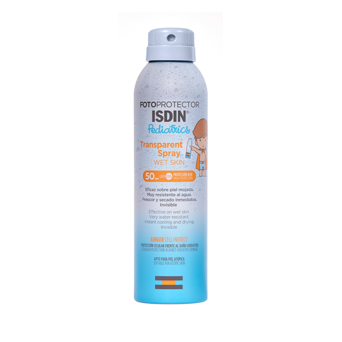 ISDIN Fotoprotector Pediatrics Transparent Spray Wet Skin SPF 50+ – Ultimate Sun Protection for Kids 250mL