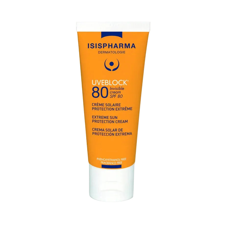 ISIS PHARMA UVEBLOCK SPF 80 Invisible Cream 40ml