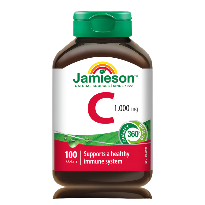 JAMIESON Vitamin C 1,000 mg – 100 Caplets