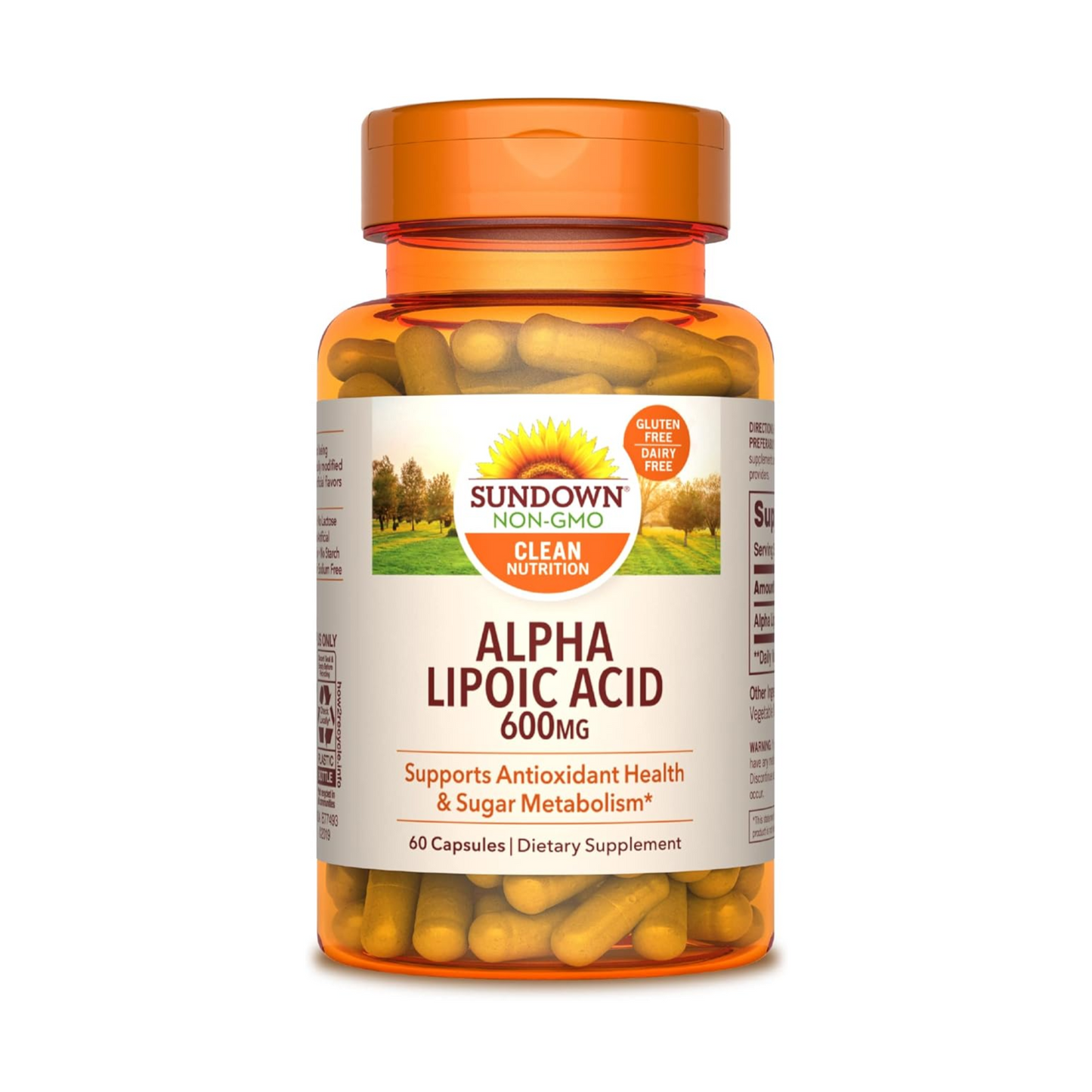 SUNDOWN ALPHA LIPOIC ACID 600MG 60CAP