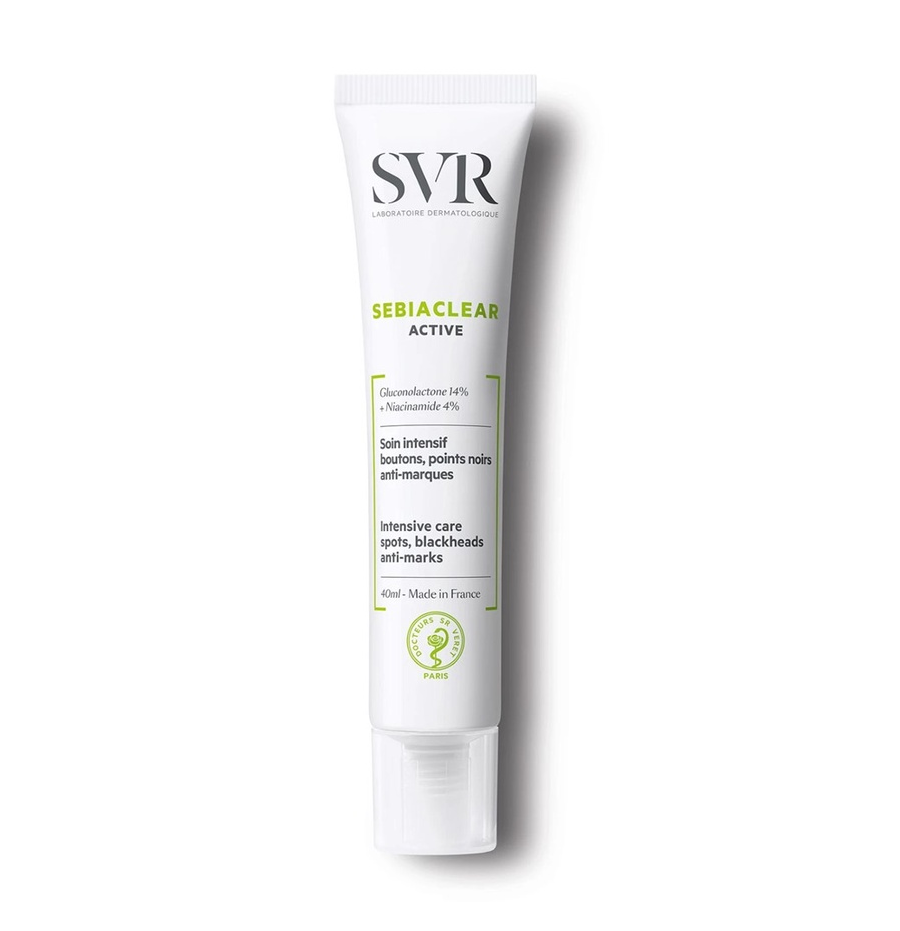 SVR SEBIACLEAR Active كريم للبقع والرؤوس السوداء - 40 مل