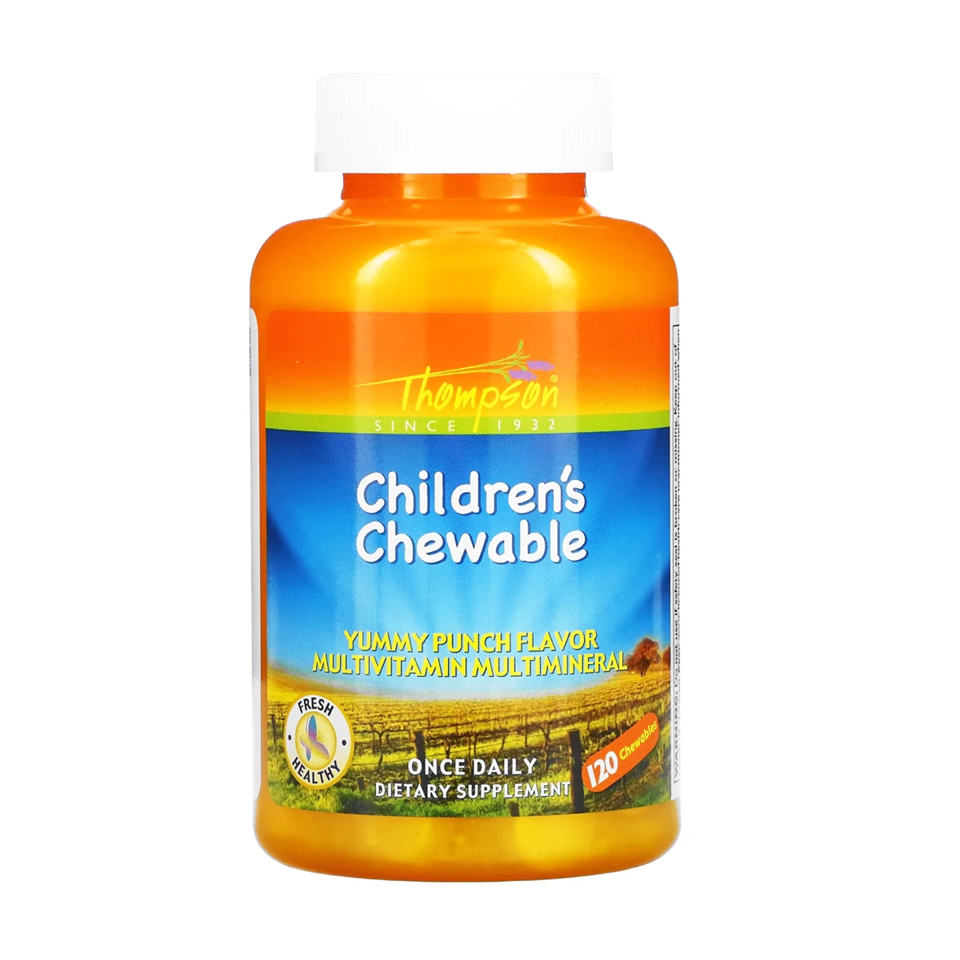 Thompson Children’s Chewable Multivitamin Multimineral – 120 Chewables