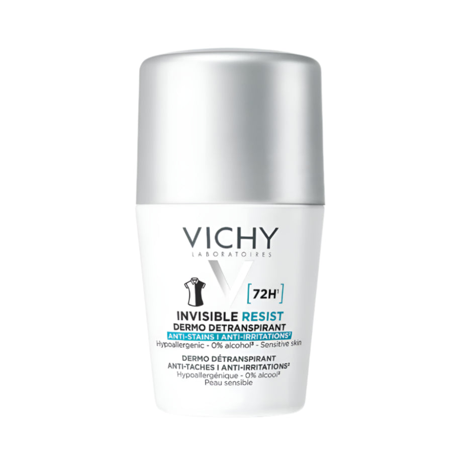 VICHY 72-Hour Invisible Resist Anti-perspirant Sensitive Skin For Roll On 50ml Women