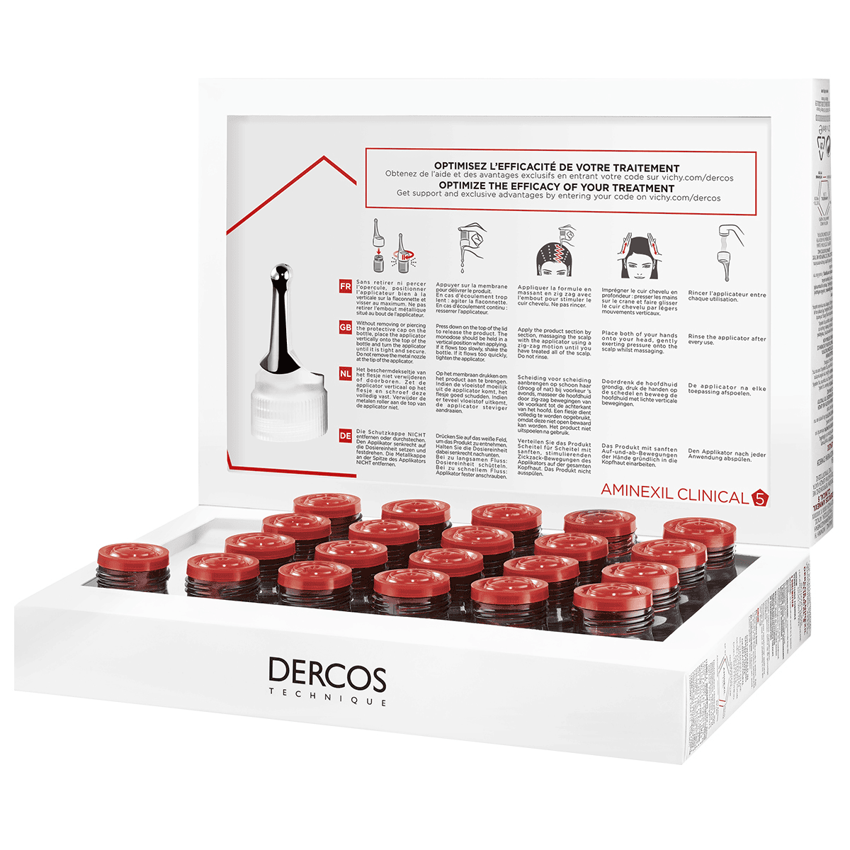 VICHY Dercos Aminexil Clinical Anti-Hair Loss Treatment 21x6ml Women