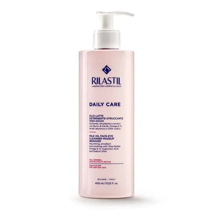RILASTIL DAILY CARE MILK OIL FACE–EYE CLEANSER & MAKEUP REMOVER