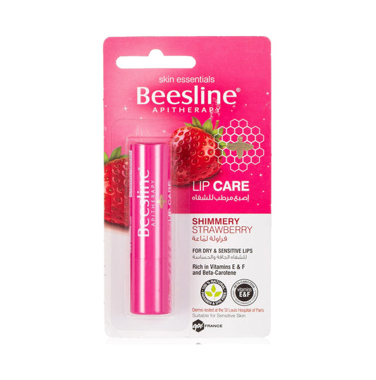 BEESLINE LIP CARE – SHIMMERY STRAWBERRY 4g