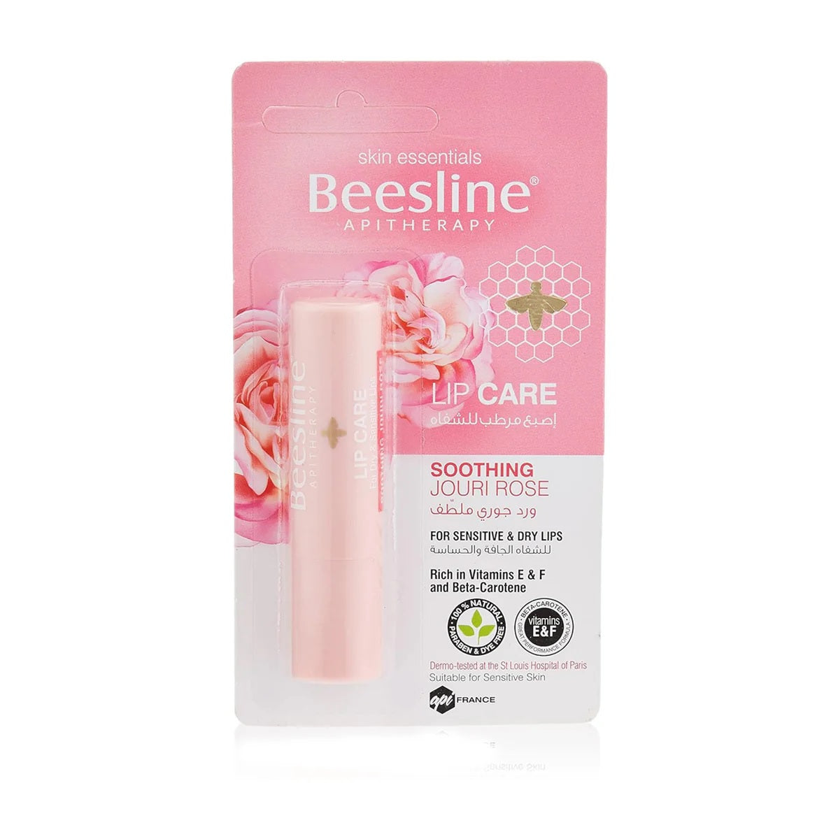 BEESLINE LIP CARE – SOOTHING JOURI ROSE 4g