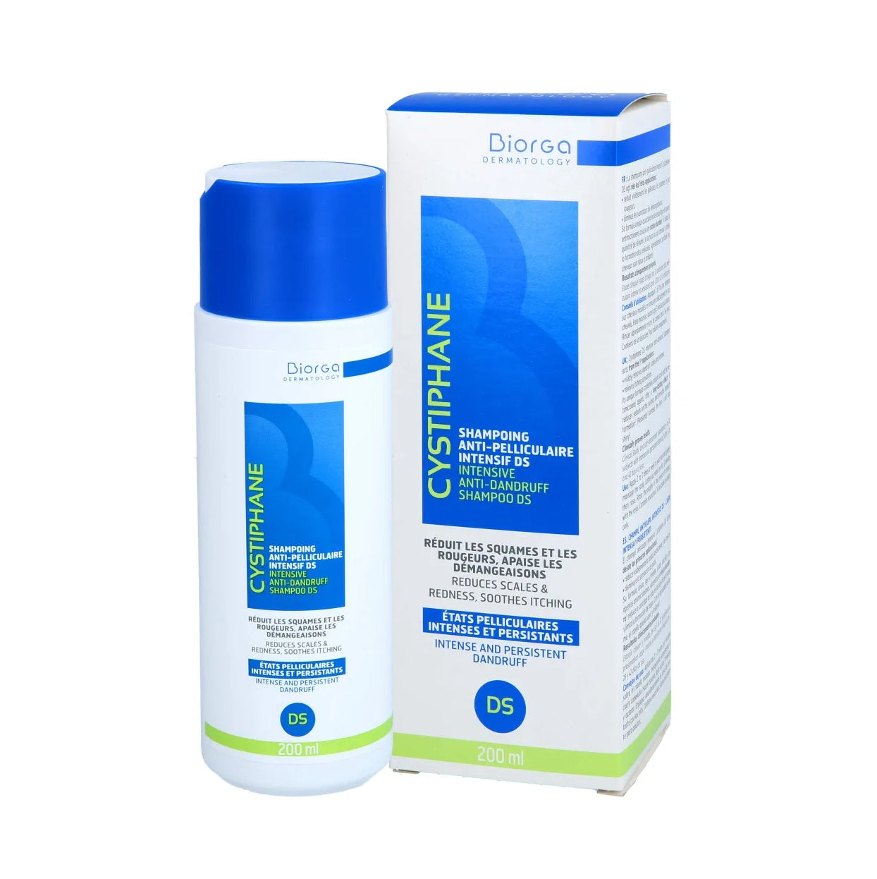BIORGA CYSTIPHANE INTENSIVE ANTI-DANDRUFF SHAMPOO DS