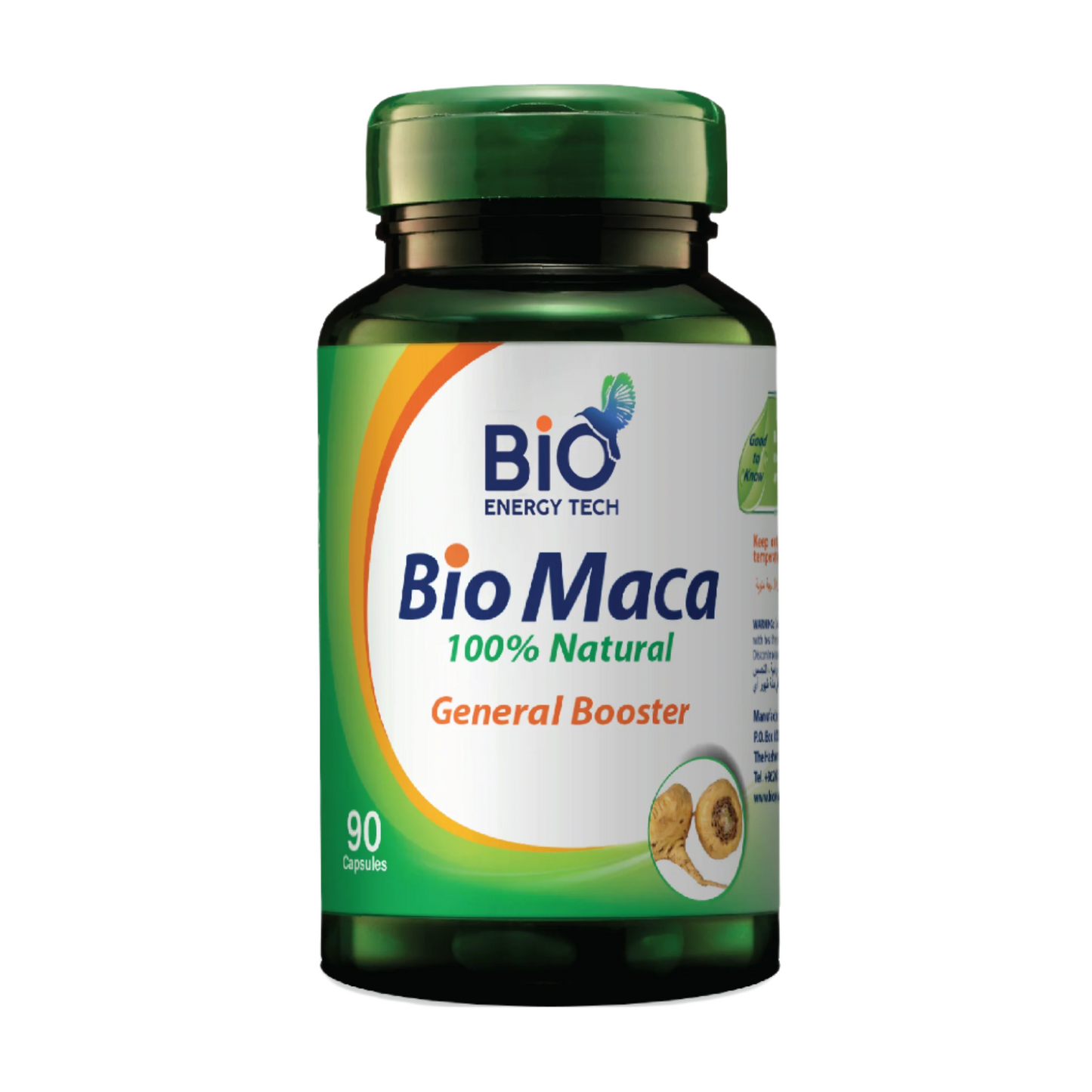 BIO ENERGY TECH Bio Maca - 90 Capsules