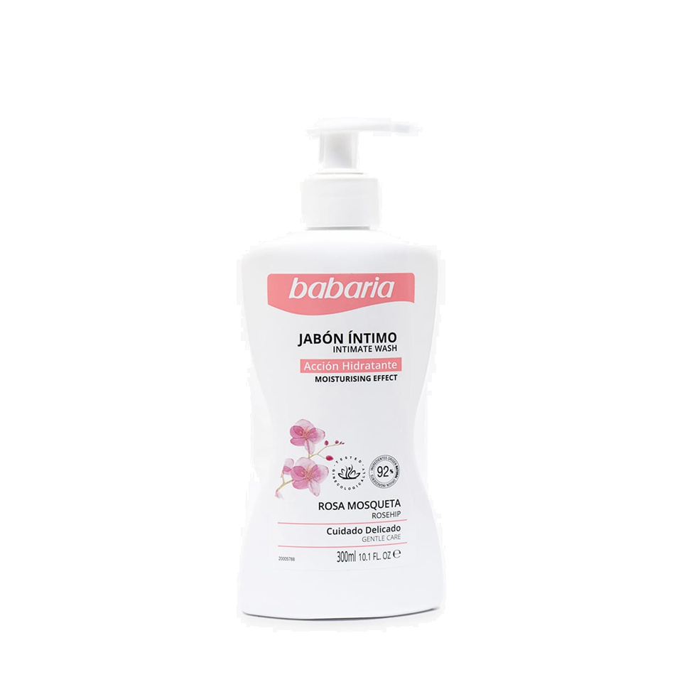 Babaria Intimate Wash (Rosehip) – Moisturising Effect 300 ml