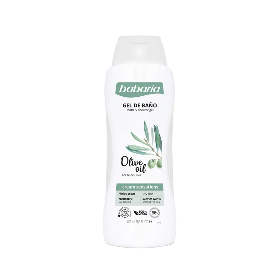 Babaria Olive Oil Bath & Shower Gel 600ml