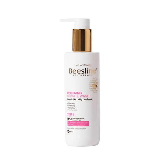 Beesline Whitening Intimate Wash 200ml for gentle cleansing, freshness, and intimate area brightening.