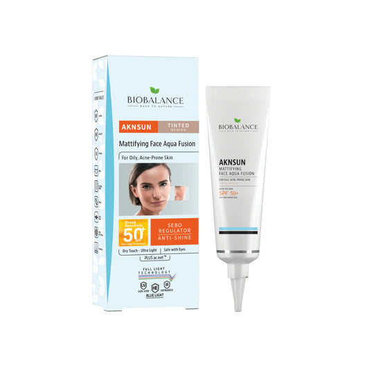 Bio Balance AKNsun Mattifying Face Aqua Fusion – SPF 50+ Tinted 40ml