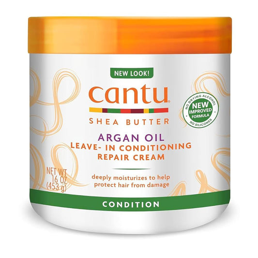 CANTU ARGAN OIL LEAVE-IN CONDITIONING REPAIR CREAM 453g