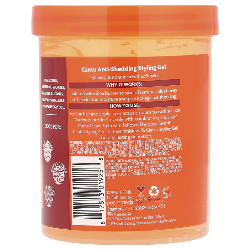 CANTU Honey Styling Gel 524g