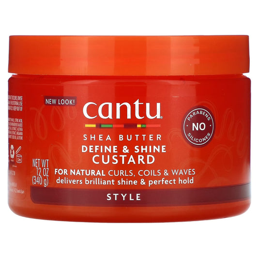 CANTU SHEA BUTTER DEFINE & SHINE CUSTARD 340g