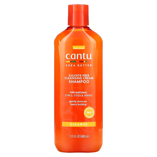 CANTU Shea Butter, Cleansing Cream Shampoo, For Natural Curls, Coils & Waves 400ml
