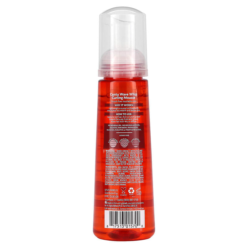 CANTU Wave Whip Curling Mousse 248ml