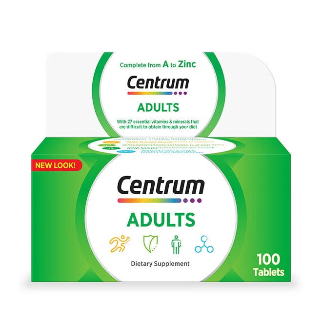 CENTRUM ADULTS Complete Daily Multivitamin from A to Zinc