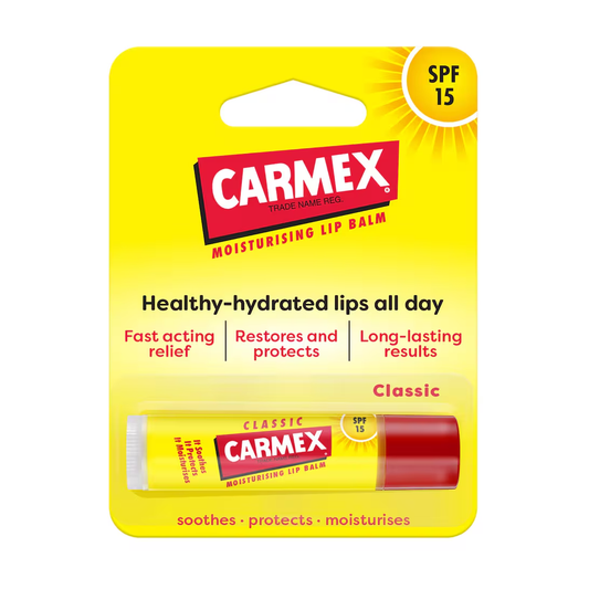 Carmex Classic Moisturising Lip Balm Tube SPF 15 – 4.25g