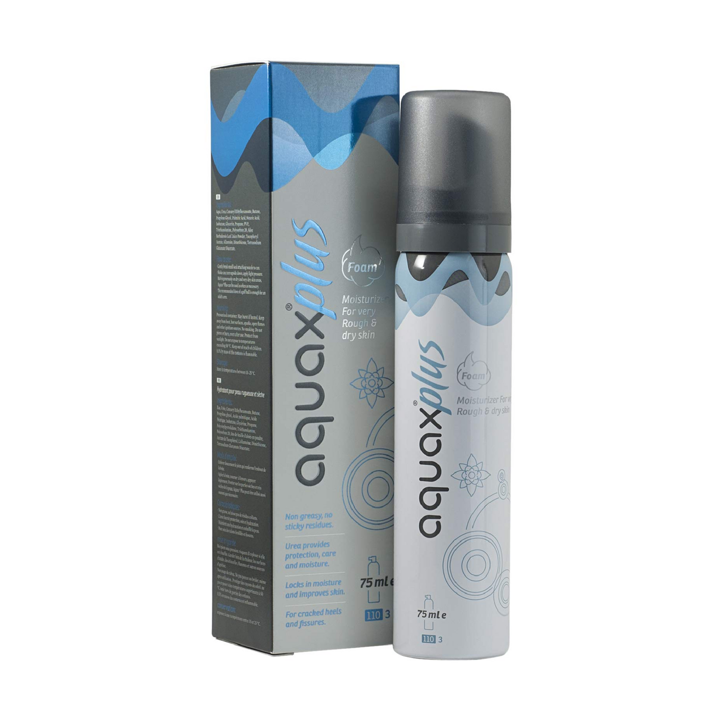 ديرما بيلا رغوة مرطبة أكواكس بلس 75 مل