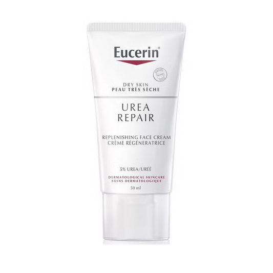 EUCERIN Urea Repair Replenishing Face Cream 5% Urea – Deep Hydration for Dry Skin 50ml