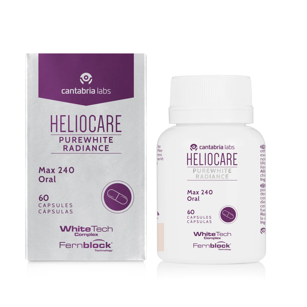 Heliocare Purewhite Radiance Max 240 Oral – 60 Capsules
