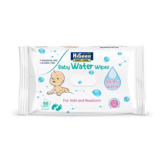 HiGeen Baby Water Wipes - 66 Wipes