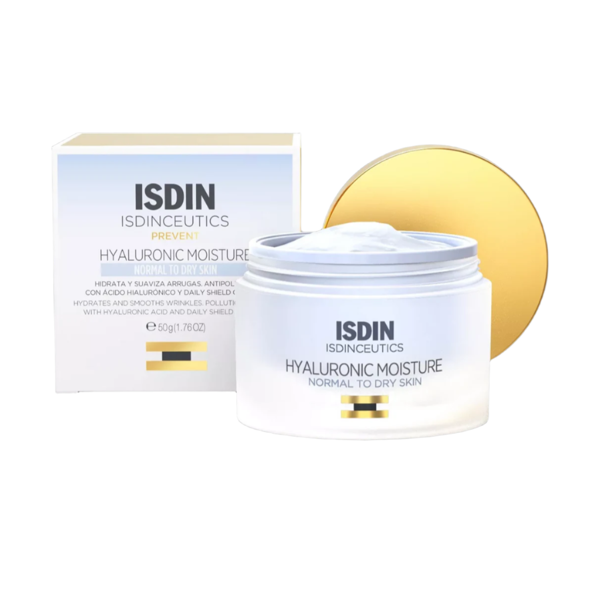 ISDIN CEUTICS مرطب حمض الهيالورونيك - ترطيب مكثف للبشرة العادية إلى الجافة 50 جرام