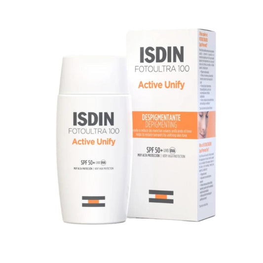 ISDIN FotoUltra 100 Active Unify SPF 50+ – Advanced Depigmenting Sunscreen 50ml