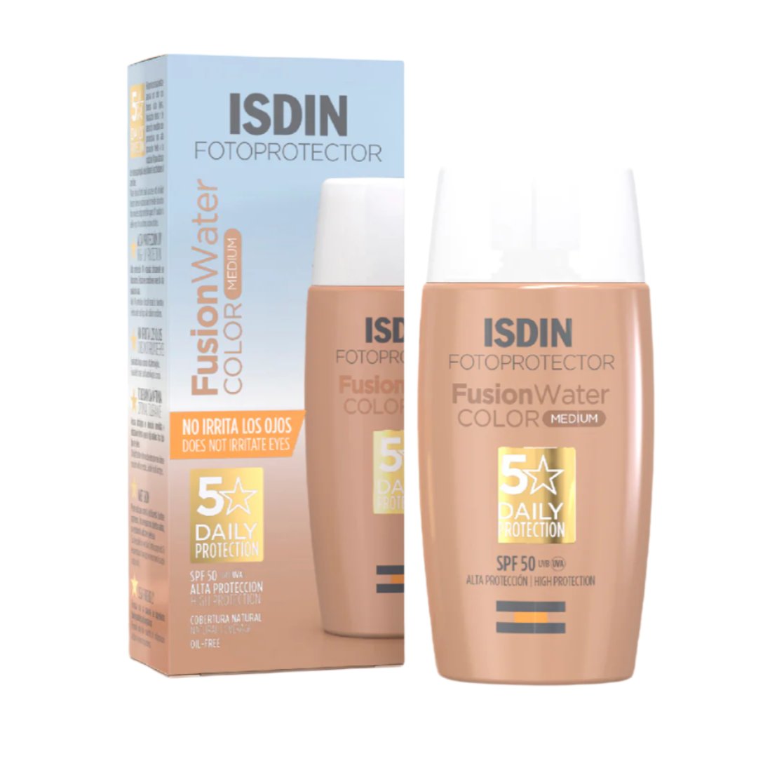 ISDIN Fotoprotector Fusion Water Color Medium SPF 50 – واقي شمسي ملون للحماية اليومية 50 مل