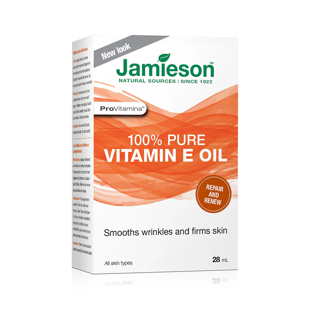 JAMIESON 100% Pure Vitamin E Oil – 28 mL