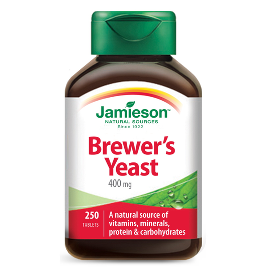 JAMIESON Brewer's Yeast 400mg 250 Tablets