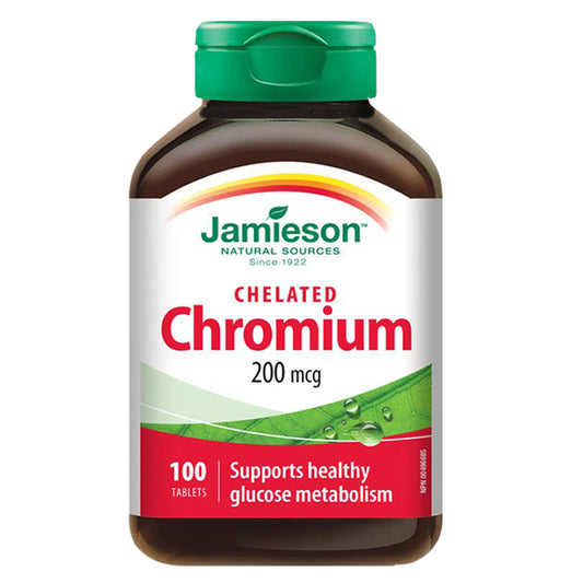 JAMIESON Chelated Chromium 200 mcg