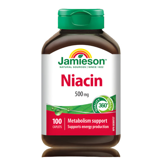 JAMIESON Niacin 500 mg - 100 Caplets