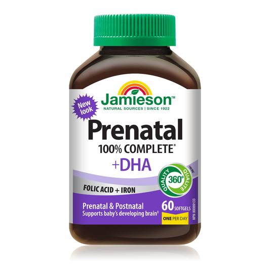 JAMIESON Prenatal with DHA - 60 Softgels