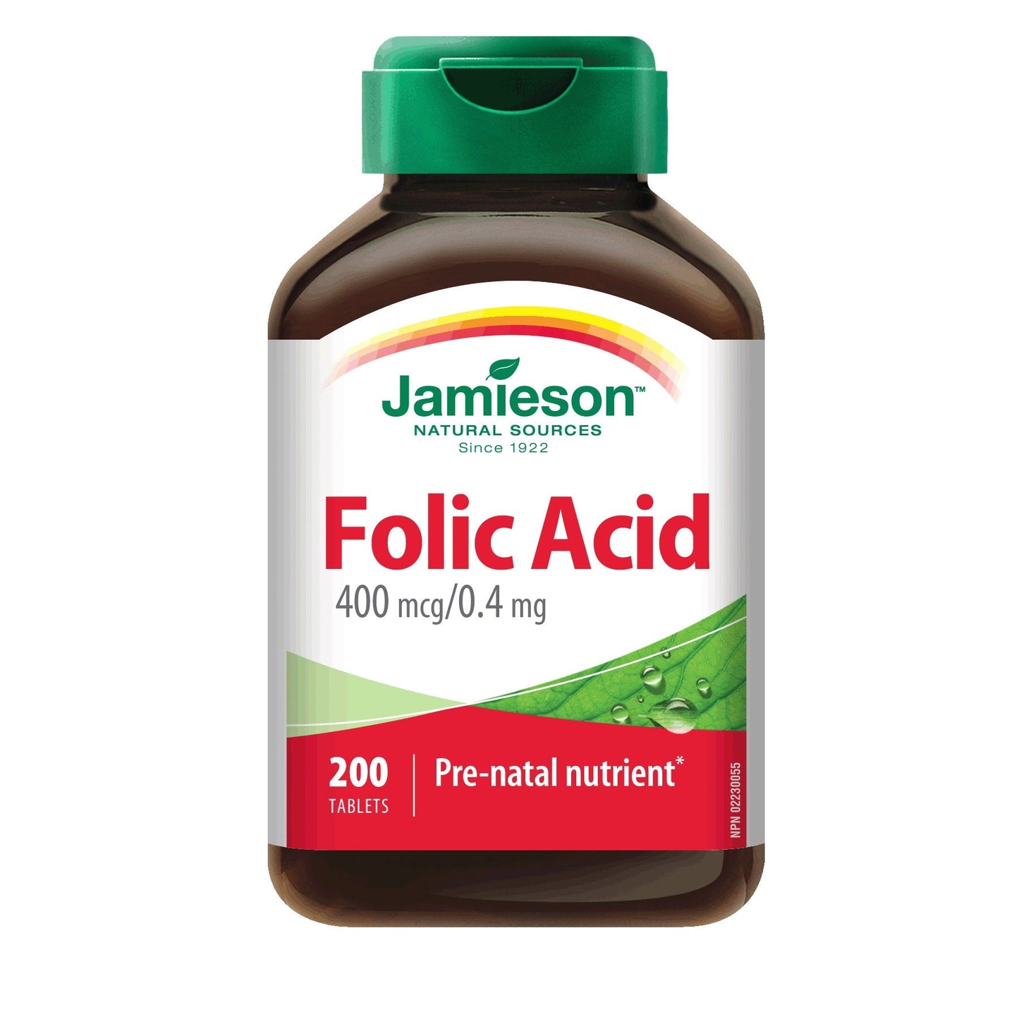 JAMIESON Folic Acid 400 mcg 200 Tablets