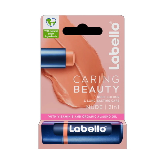 LABELLO CARING BEAUTY NUDE LIP BALM - 4.8g