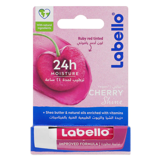 LABELLO CHERRY SHINE LIP BALM - 4.8g