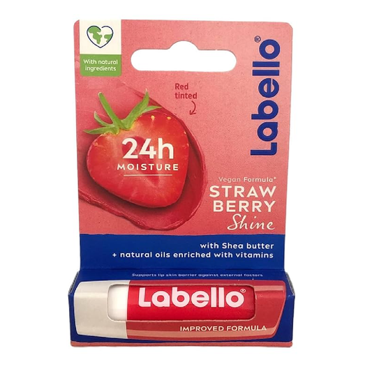 LABELLO STRAWBERRY SHINE LIP BALM - 4.8g